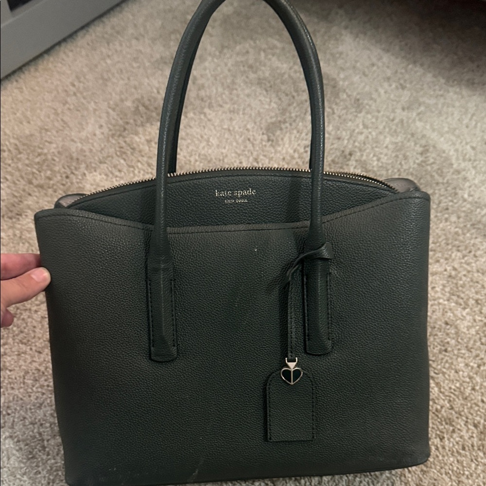 Kate Spade Dark Green Satchel Bag